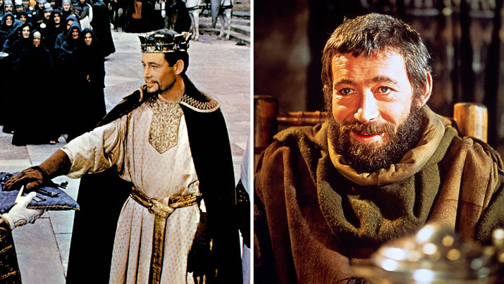 Πίτερ Ο Τουλ. Βασιλιάς Ερρίκος Β'. Υποψήφιος στο "Becket" (1964) και το "The Lion in Winter" (1968).