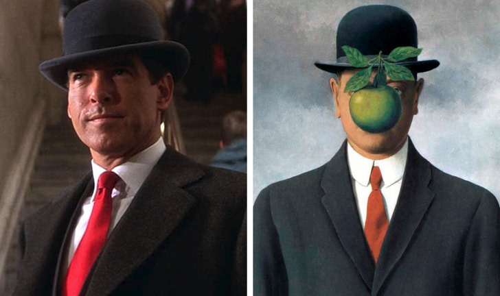 The Thomas Crown Affair, John McTiernan — The Son of Man, René Magritte