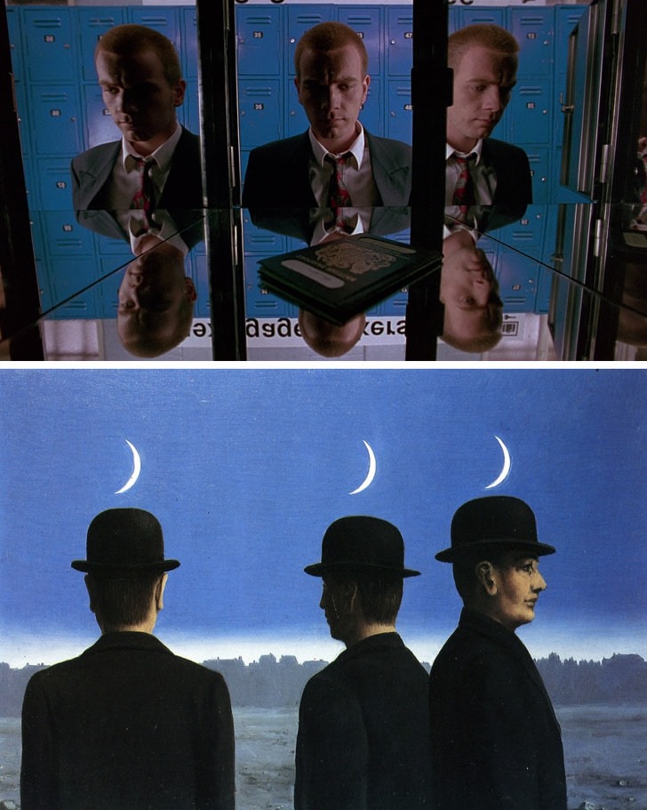 Trainspotting, Danny Boyle — The Mysteries of the Horizon, René Magritte