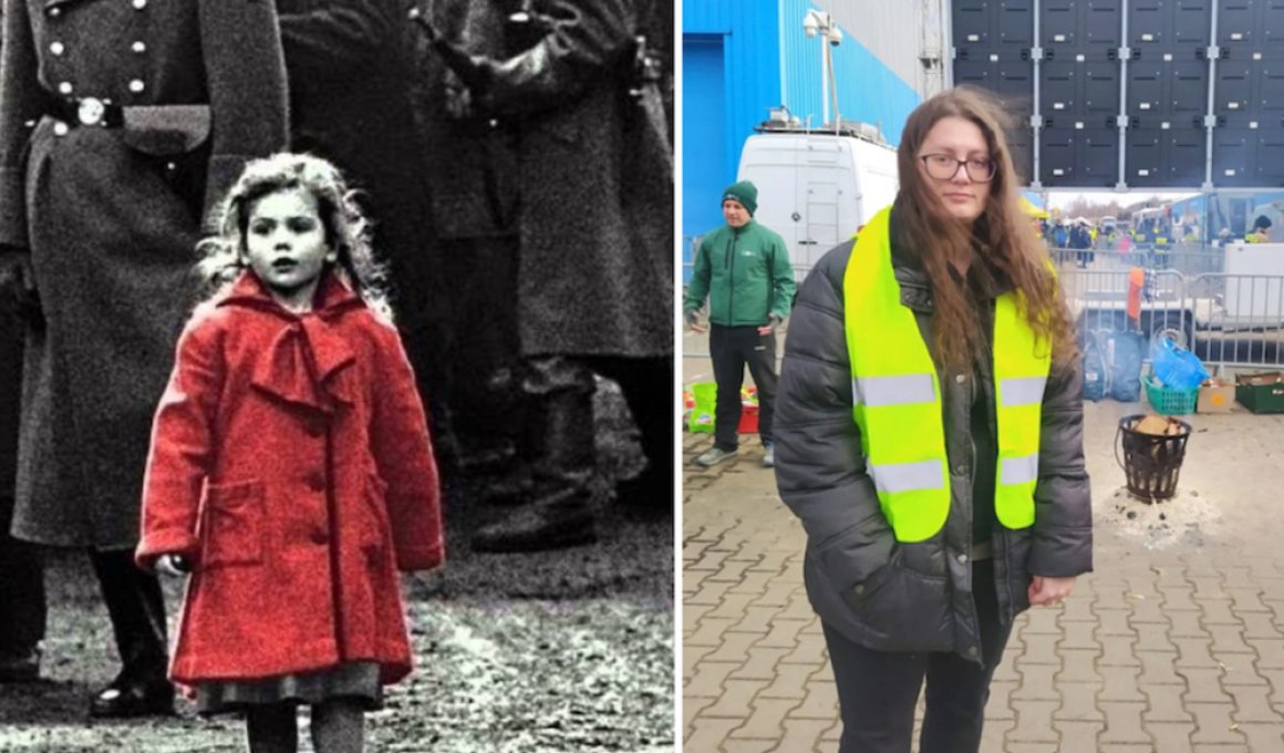 Το κοριτσάκι με το κόκκινο παλτό στη «Λίστα του Σίντλερ» σήμερα βοηθά Ουκρανούς πρόσφυγες
