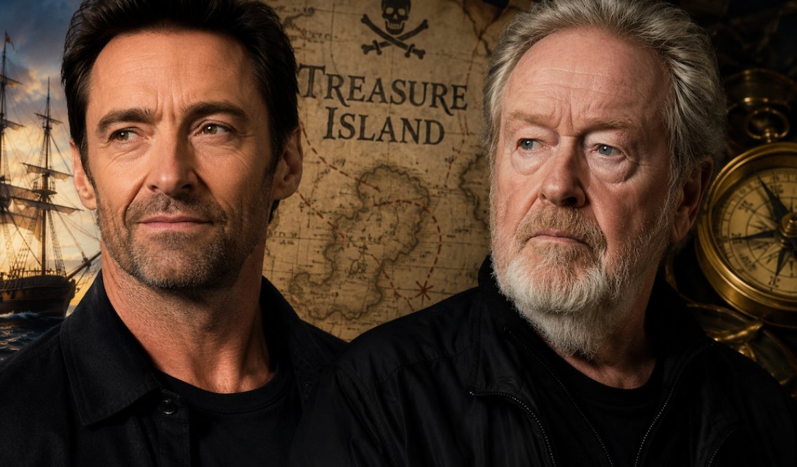 Ο Ρίντλεϊ Σκοτ ετοιμάζει και το “Treasure Island” με τον Χιου Τζάκμαν Ο Ρίντλεϊ Σκοτ ετοιμάζει και το “Treasure Island” με τον Χιου Τζάκμαν