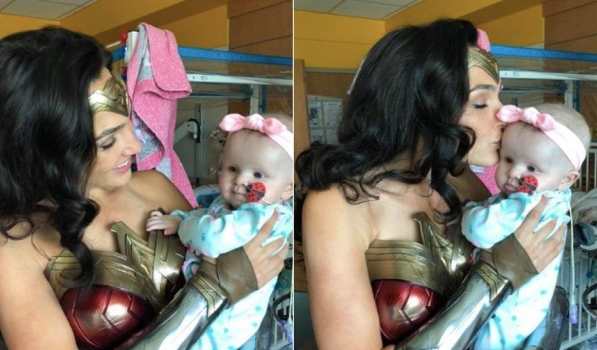 Gal Gadot Visits Children’s Hospital