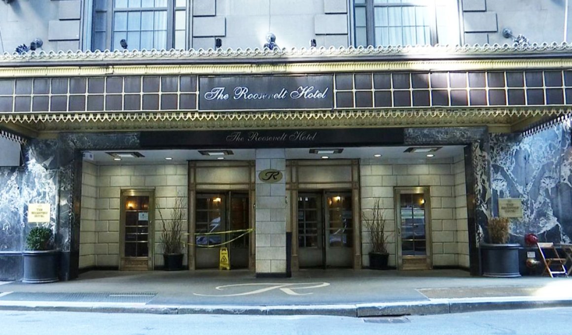 Roosevelt Hotel in New York, On the location of movie