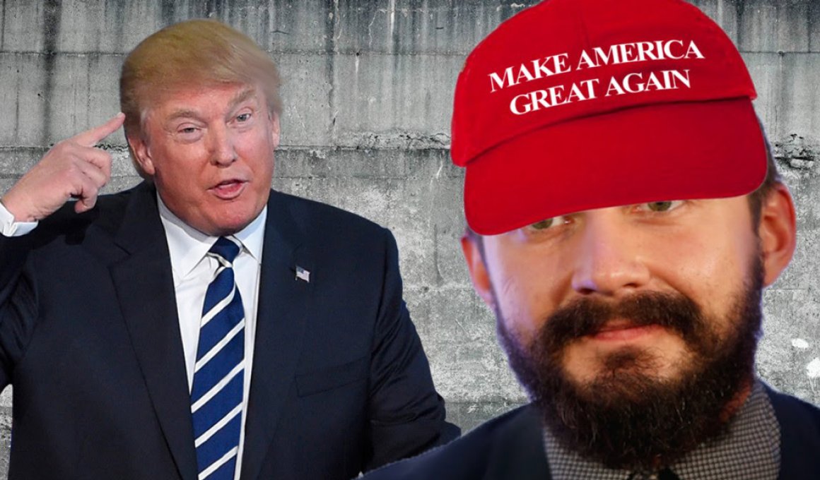 Shia LaBeouf εναντίον Trump...