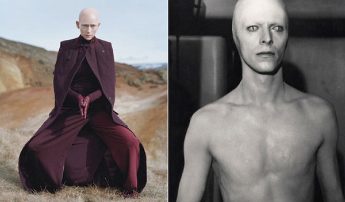Τίλντα Σουίντον , o θηλυκός David Bowie