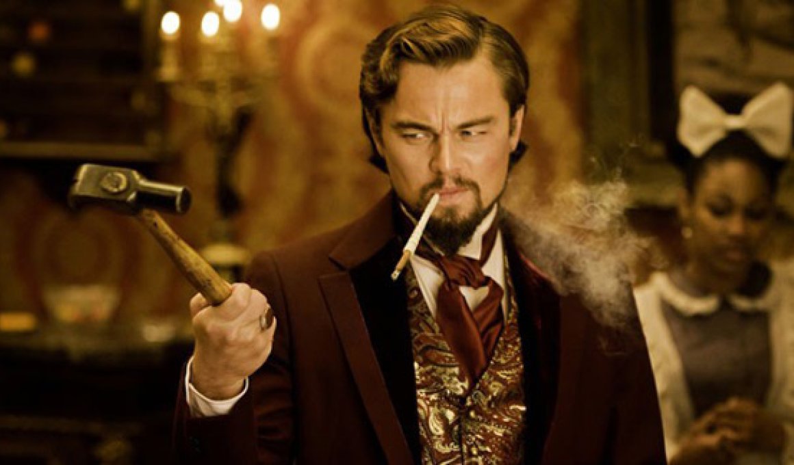 Μάτωσε ο Λίο για το "Django Unchained"!