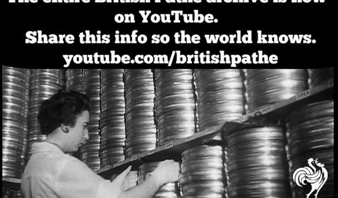 Το αρχείο video του θρυλικού πρακτορείου ειδήσεων Pathe, online στο YouTube! Το αρχείο video του θρυλικού πρακτορείου ειδήσεων Pathe, online στο YouTube!