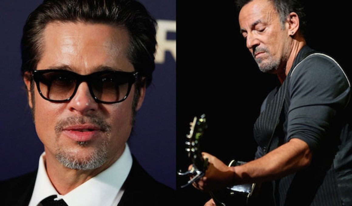 O Brad Pitt θέλει να γίνει Bruce Springsteen. O Brad Pitt θέλει να γίνει Bruce Springsteen.