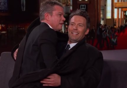 O Mατ Ντέιμον... τρύπωσε στο σετ του Jimmy Kimmel