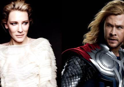 Κέιτ Μπλάνσετ & Τέσα Τόμπσον στο "Thor: Ragnarok"