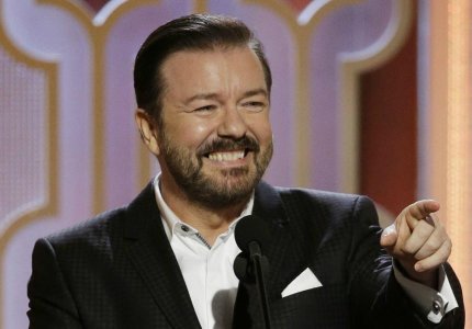 Ο Ρίκι Τζερβέις επιστρέφει στις Χρυσές Σφαίρες. Αγριεμένος.