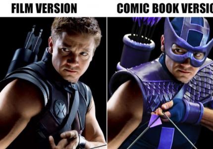 Οι σούπερ ήρωες της Marvel στις ταινίες και στα κόμικς - Διαφορές