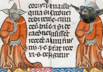 Ο Yoda σε... μεσαιωνικό χειρόγραφο! 