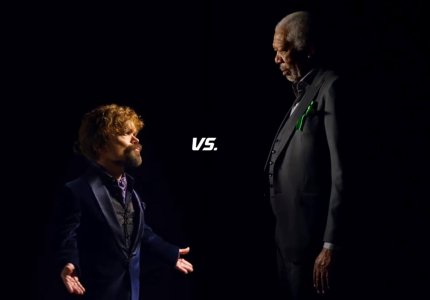Πίτερ Ντίνκλατζ vs Μόργκαν Φρίμαν rap face-off!