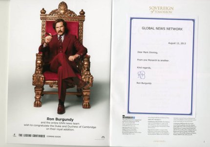 Η αυτοβιογραφία του Ron Burgundy είναι γεγονός. Stay classy!