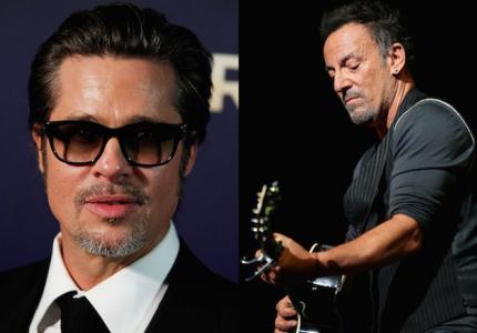 O Brad Pitt θέλει να γίνει Bruce Springsteen.