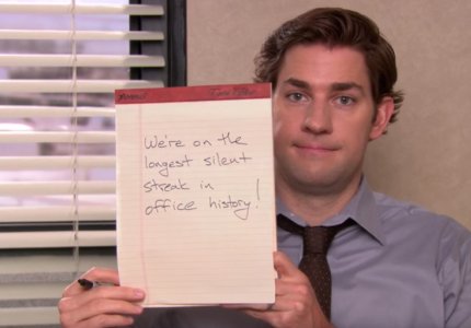 Aπολαυστικό mashup "A quiet place" & "The office"!