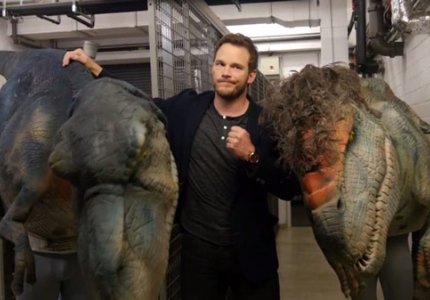 Poster - Chris Pratt Dinosaurs Prank 